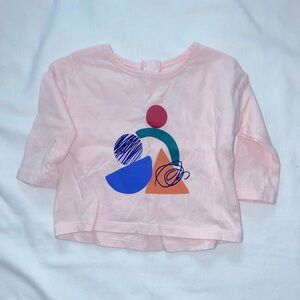Open Edit Baby Long Sleeve Graphic T Shirt 3 Months